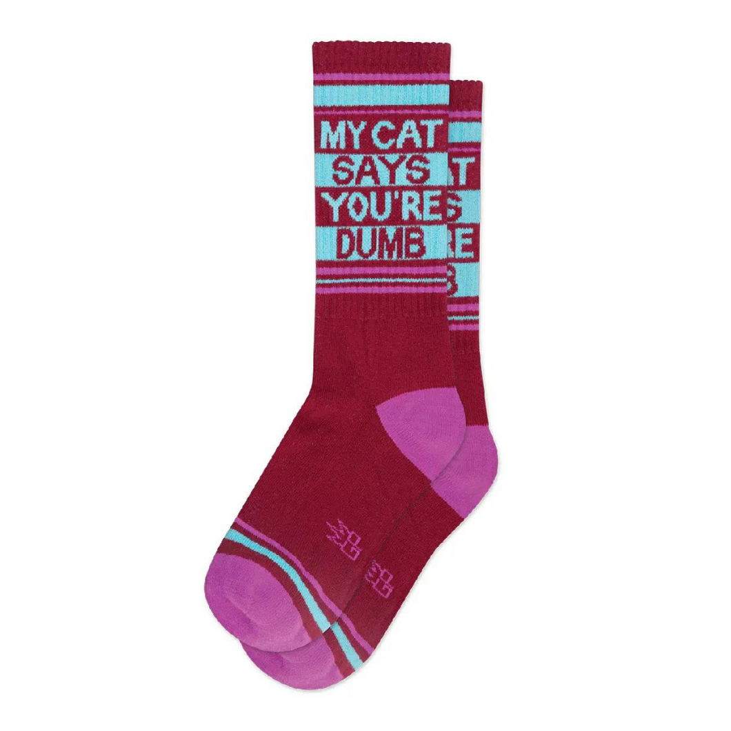 My Cat Says You're Dumb Socks