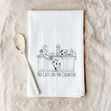 Load image into Gallery viewer, No Cats on the Counter Tea Towel