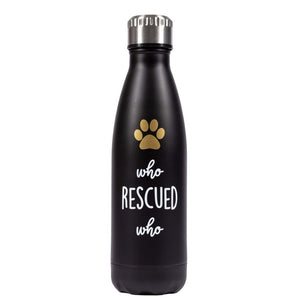 Who Rescued Who Water Bottle