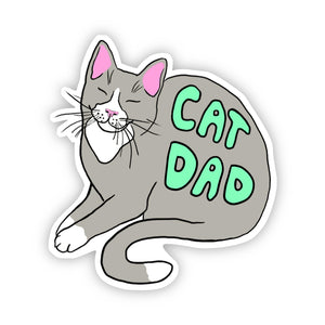 Cat Dad Sticker