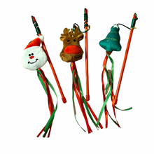 Load image into Gallery viewer, Snowman, Reindeer and Christmas Tree Wands