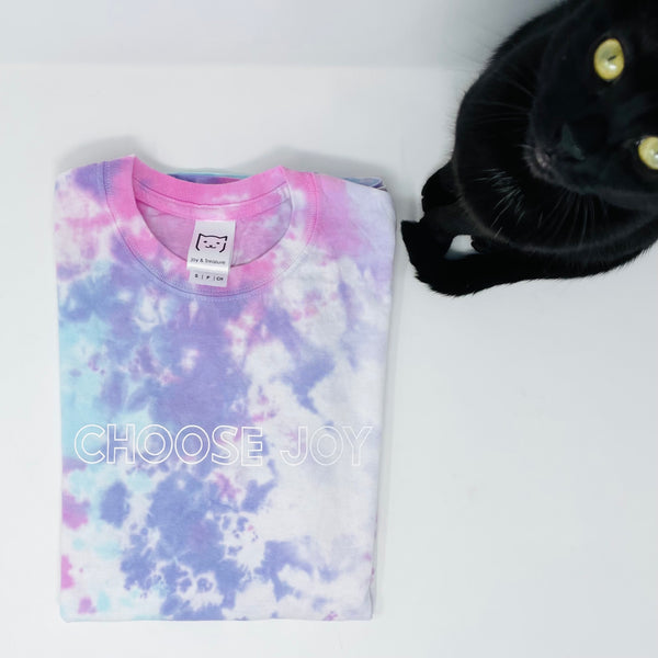 Choose Joy Tie-Dye Cotton Candy T-Shirt