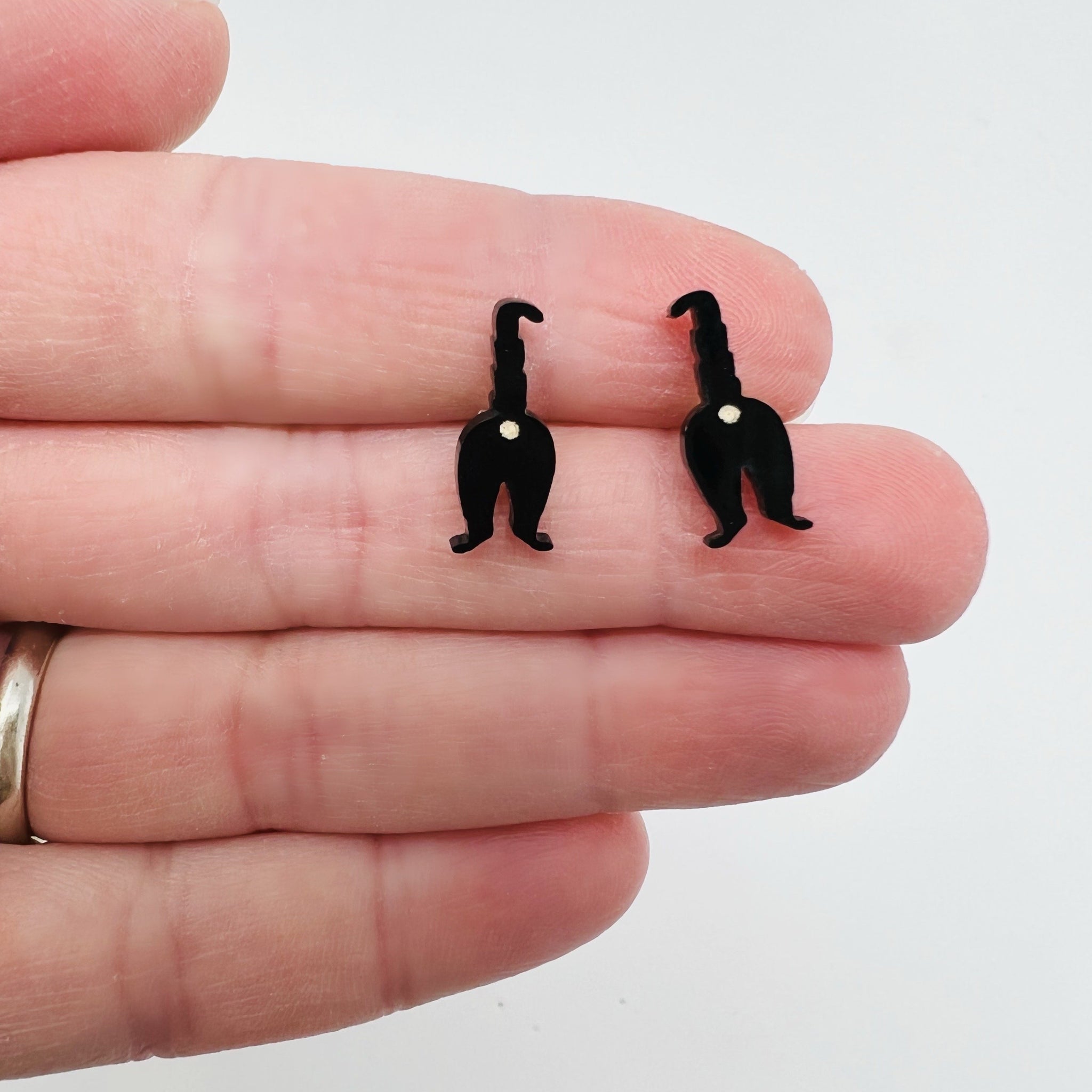 Cat butt earrings on sale