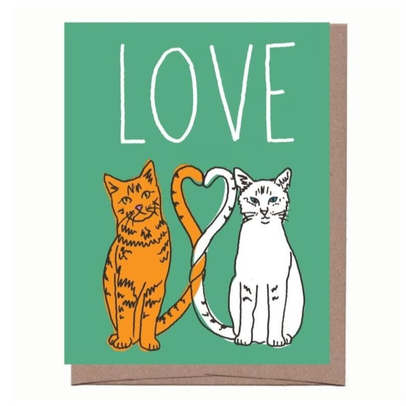 Love Cat Tail Card