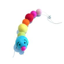 Load image into Gallery viewer, Wool Ball Caterpillar Toy