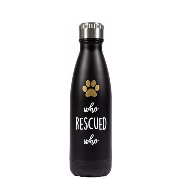 Who Rescued Who Water Bottle