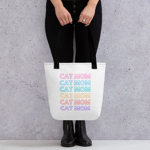 Cat Mom Tote Bag