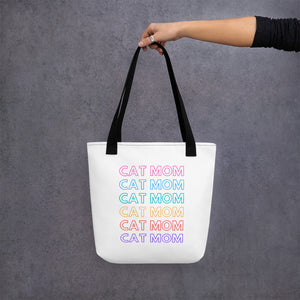 Cat Mom Tote Bag