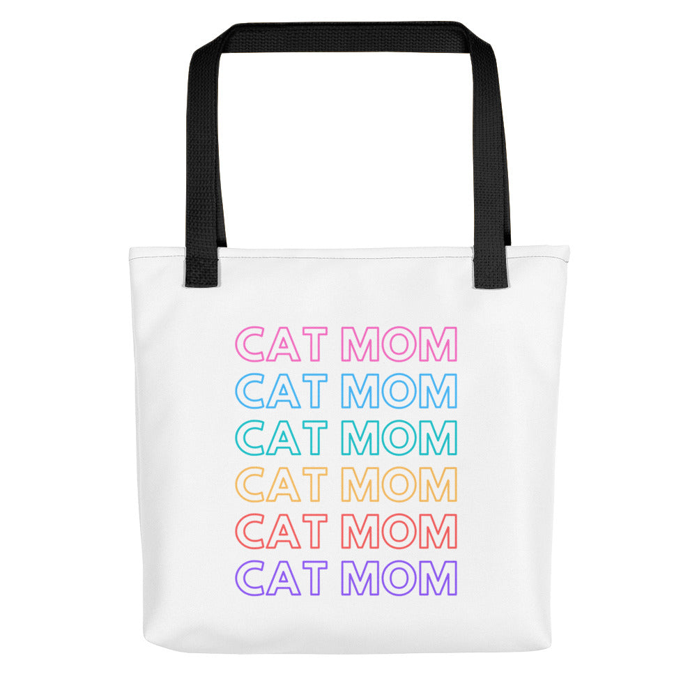 Cat Mom Tote Bag