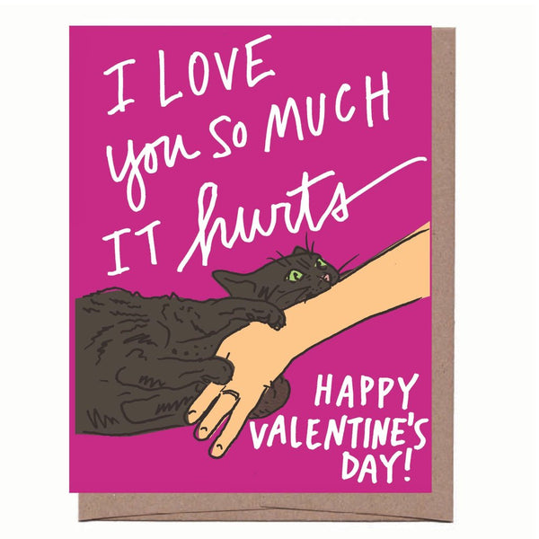 Naughty Sparkle Pants Valentine's Day Card