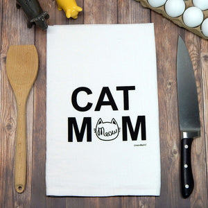 Cat Mom Tea Towel