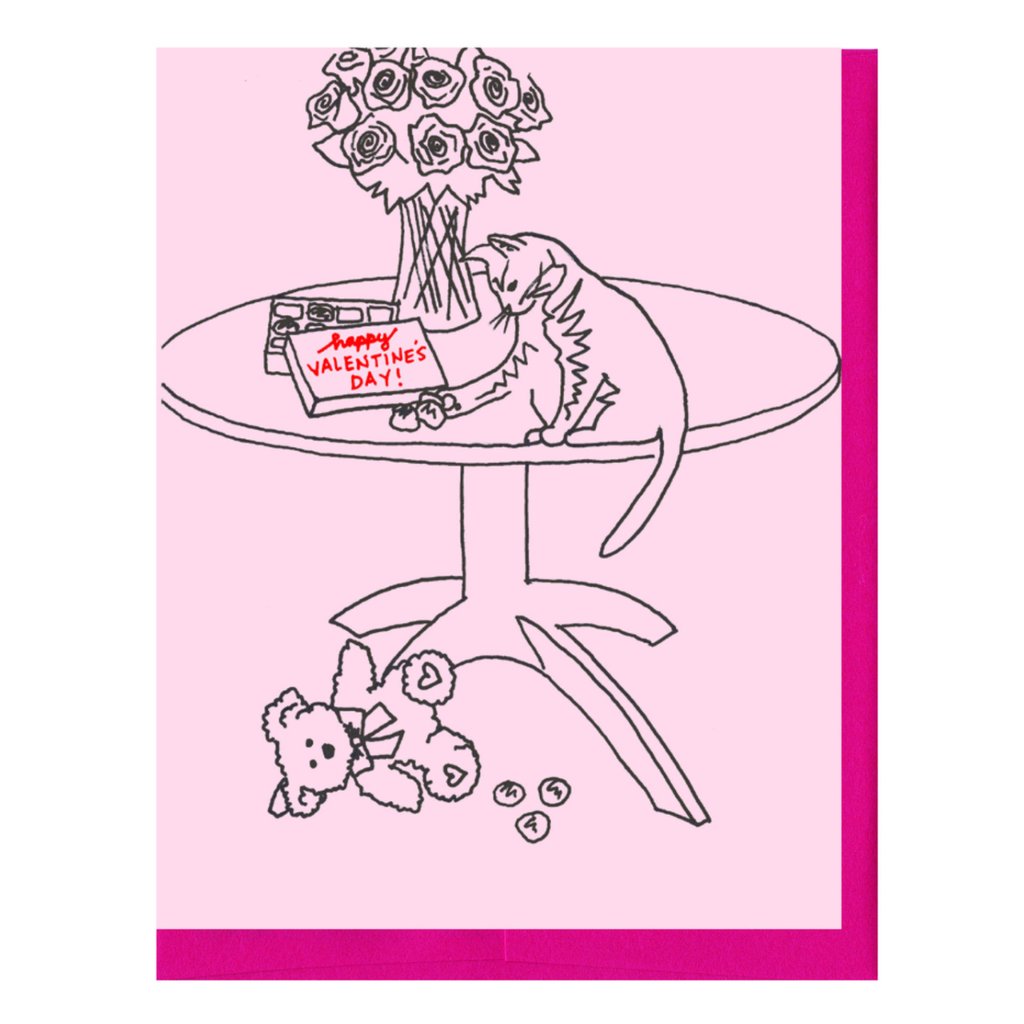 Cats are A-Holes Valentine's Day Card
