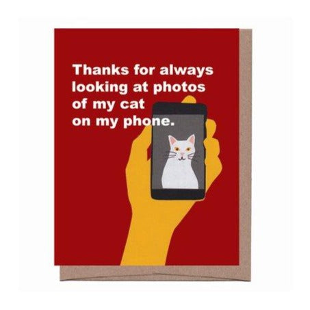 Thanks for Looking at my Cat Card