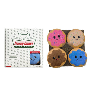 Donut Box Scratcher & Catnip Toy Set