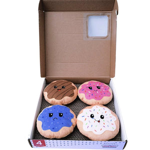 Donut Box Scratcher & Catnip Toy Set