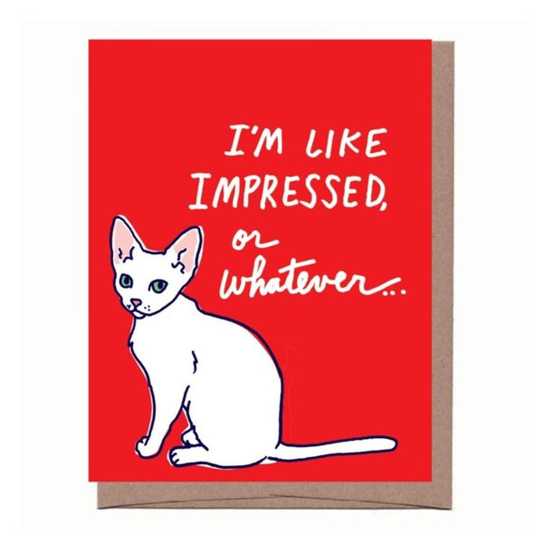 Impressed Congrats Card