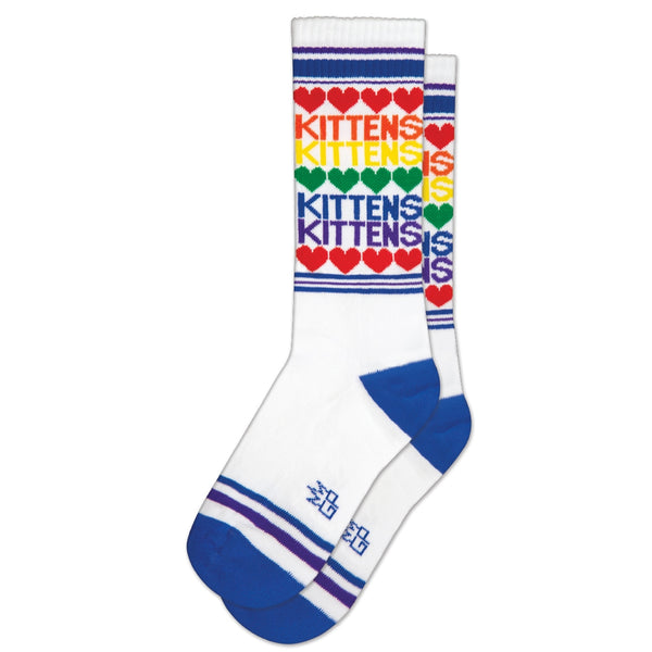 Rainbow Kittens Socks