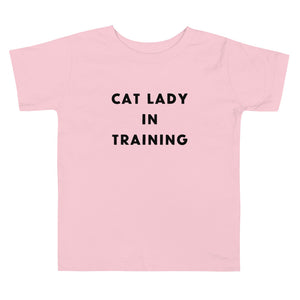 Cat Lady in Training Toddler Tee