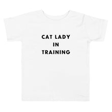 Load image into Gallery viewer, Cat Lady in Training Toddler Tee