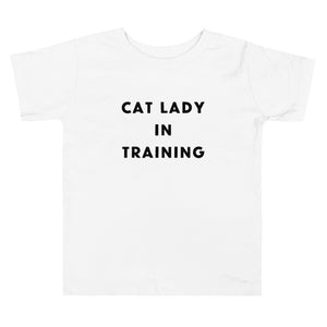 Cat Lady in Training Toddler Tee