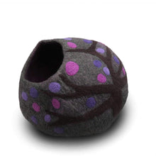 Load image into Gallery viewer, Eco Kitty Cave - Purple Rain