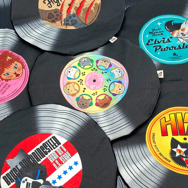 Catnip & Crinkle Vinyl Record Mat