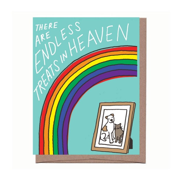 Treats in Heaven Pet Sympathy Card