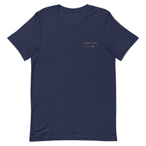 May Contain Cat Hair Embroidered T-Shirt