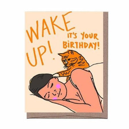 Rude Awakening Birthday Card