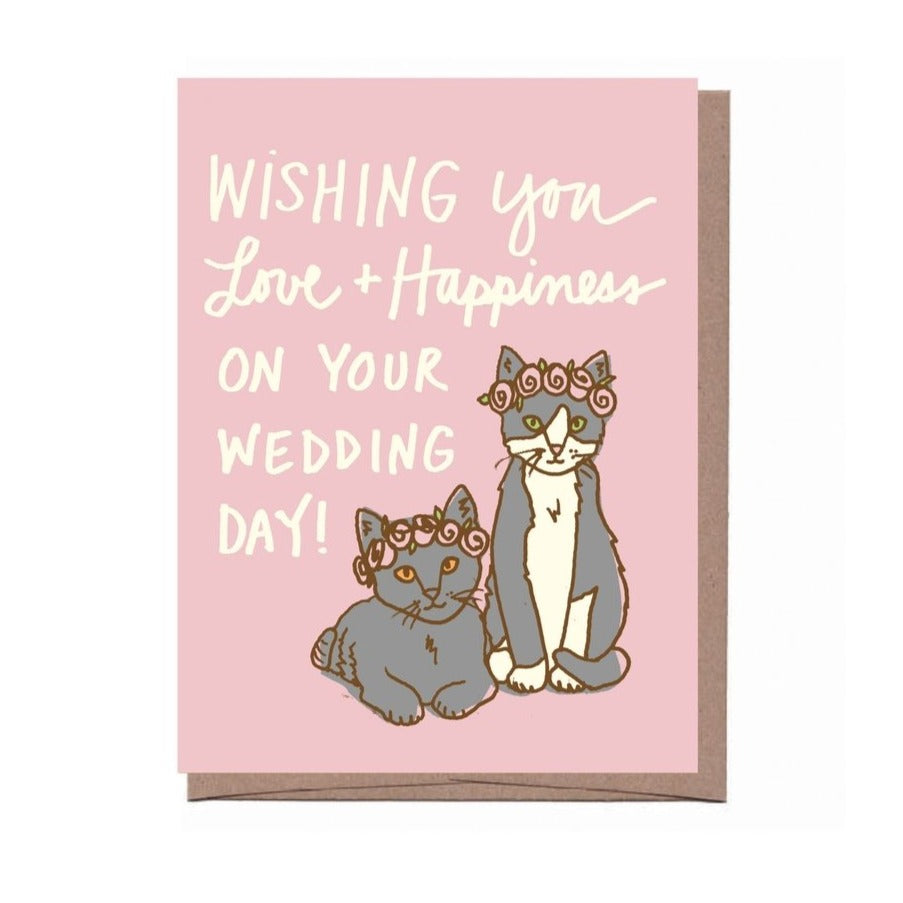 Wedding Cats Greeting Card